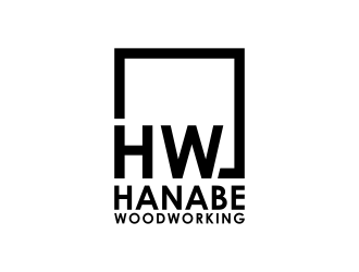 Hanabe Woodworking logo design by almaula