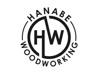Hanabe Woodworking logo design by almaula