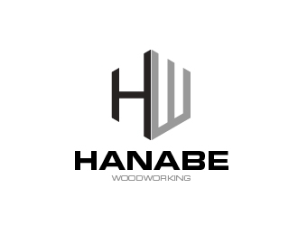 Hanabe Woodworking logo design by my!dea