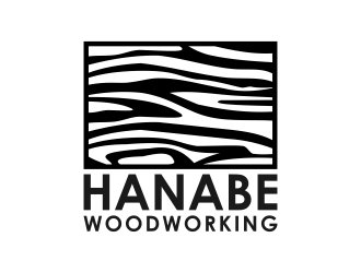 Hanabe Woodworking logo design by almaula