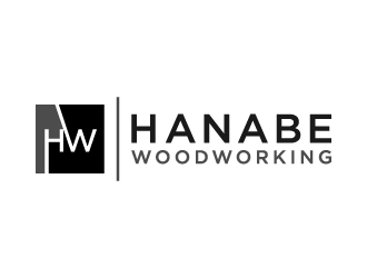 Hanabe Woodworking logo design by akilis13