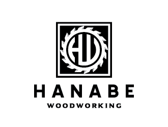 Hanabe Woodworking logo design by AthenaDesigns