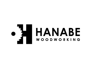 Hanabe Woodworking logo design by BeDesign