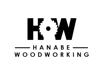 Hanabe Woodworking logo design by BeDesign