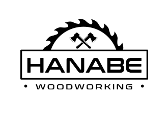 Hanabe Woodworking logo design by BeDesign