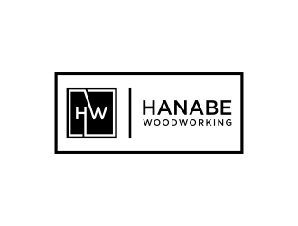 Hanabe Woodworking logo design by menanagan