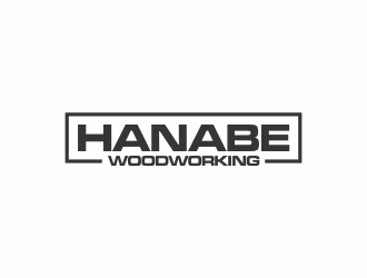Hanabe Woodworking logo design by eagerly