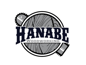 Hanabe Woodworking logo design by AamirKhan
