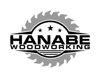 Hanabe Woodworking logo design by AamirKhan
