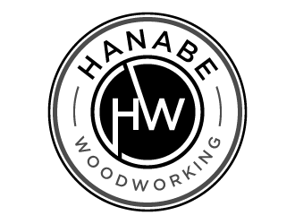 Hanabe Woodworking logo design by akilis13
