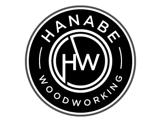 Hanabe Woodworking logo design by akilis13