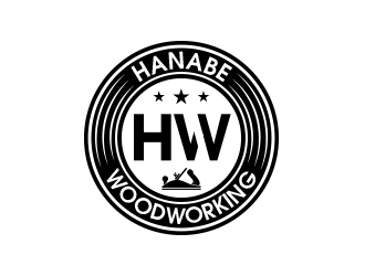 Hanabe Woodworking logo design by MarkindDesign