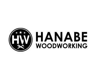 Hanabe Woodworking logo design by MarkindDesign