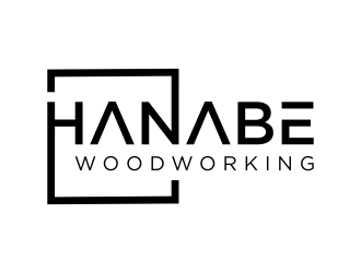 Hanabe Woodworking logo design by Kanya