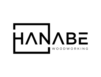 Hanabe Woodworking logo design by Kanya