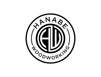 Hanabe Woodworking logo design by menanagan