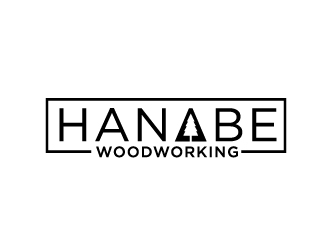 Hanabe Woodworking logo design by Foxcody