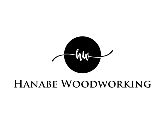 Hanabe Woodworking logo design by puthreeone