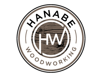 Hanabe Woodworking logo design by akilis13