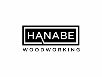Hanabe Woodworking logo design by menanagan