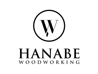 Hanabe Woodworking logo design by puthreeone