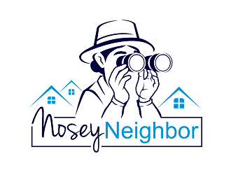 Nosey Neighbors logo design by haze