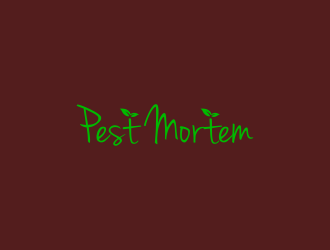 Pest Mortem logo design by menanagan