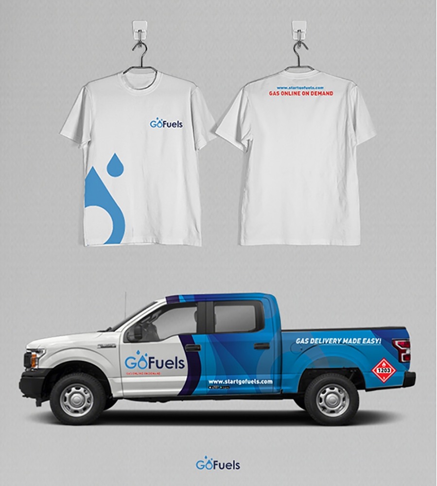 GoFuels logo design by Ulid