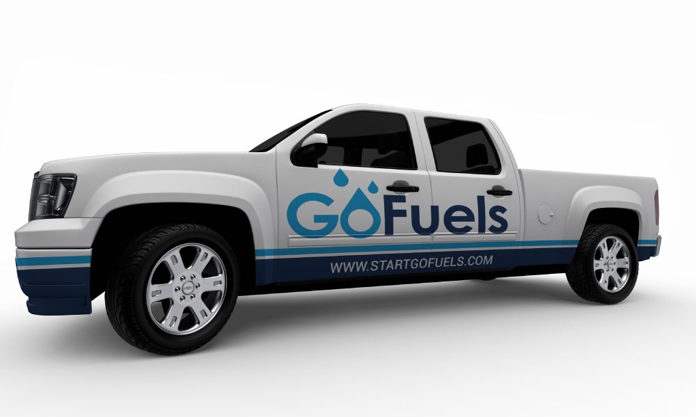 GoFuels logo design by Boomstudioz