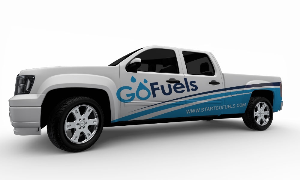 GoFuels logo design by Boomstudioz