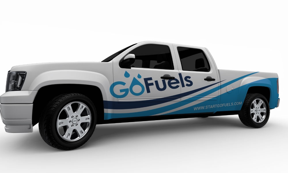 GoFuels logo design by Boomstudioz