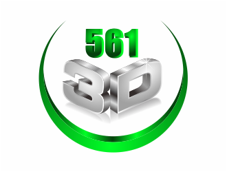 561 3D logo design by Girly