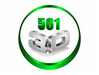 561 3D logo design by Girly