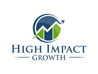 High Impact Growth logo design by pakderisher