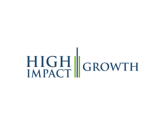 High Impact Growth logo design by pakderisher