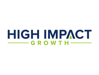High Impact Growth logo design by puthreeone