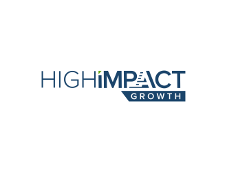 High Impact Growth logo design by pakderisher