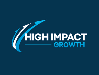 High Impact Growth logo design by spiritz
