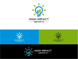 High Impact Growth logo design by sleepbelz