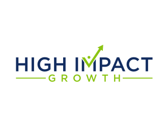 High Impact Growth logo design by puthreeone