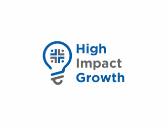 High Impact Growth logo design by luckyprasetyo
