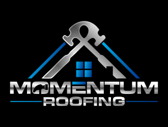 Momentum roofing logo design by Gwerth