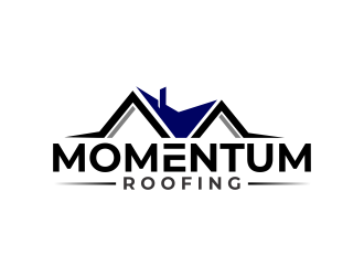 Momentum roofing logo design by pakderisher
