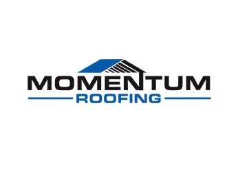 Momentum roofing logo design by nikkl