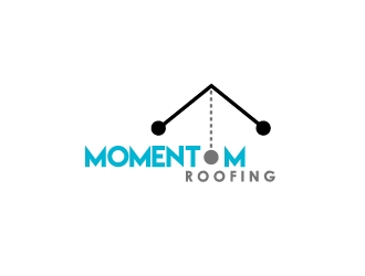 Momentum roofing logo design by BeezlyDesigns