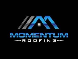 Momentum roofing logo design by usef44