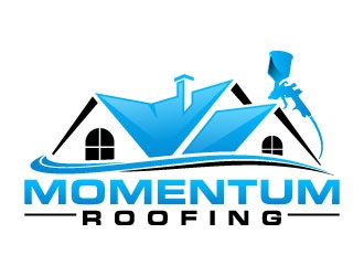 Momentum roofing logo design by daywalker