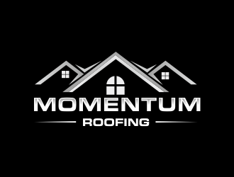 Momentum roofing logo design by Greenlight