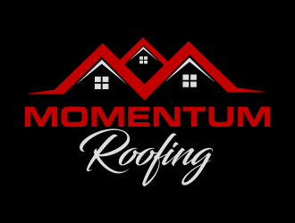 Momentum roofing logo design by Greenlight