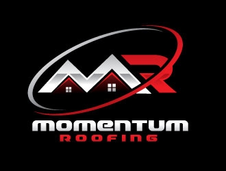 Momentum roofing logo design by REDCROW